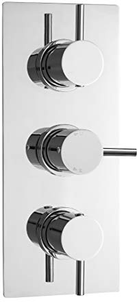 Ultra QUEV53 Quest Thermostatic Triple Valve - Chrome