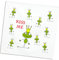 KRACHT, Geschirrtuch Frottier, Druck Froschkönig-Kiss me, 50x50 cm, 100% Baumwolle