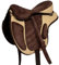 A&M Reitsport Baumloser Wanderreit Sattel Liberty Braun/Beige NEU+ Zubehör, Größe:16 Zoll