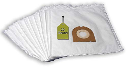 20 Staubsaugerbeutel kompatibel mit OMEGA Carat... Serie, 20 Staubbeutel + 4 Mikro-Filter + 4 Motor-Filter, kompatibel mit Staubsaugerbeutel Swirl X28