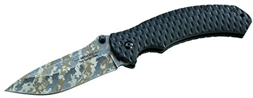 Herbertz TOP-Collection Messer Einhandmesser Camo-Design Länge geöffnet: 22.5cm, Grau, M