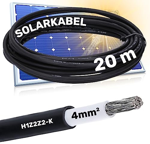 H1Z2Z2-K 1X4 WH/BK Solar Cable 20 m 4 mm² Lapp