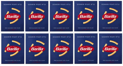 10x Pasta Barilla Sedanini rigati Nr. 53 italienisch Nudeln 500 g pack