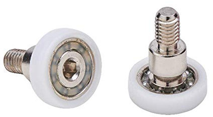 Cuscinetti Box Doccia Rotelle a Sfera di Ricambio in Acciaio per Ante Doccia a Scorrimento Kit 2 Pezzi EC-3309