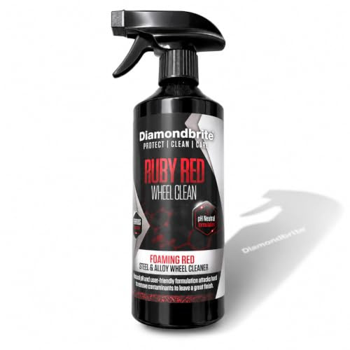 Diamondbrite Ruby Red Wheel Cleaner - Steel & Alloy Wheel Cleaner 500ml