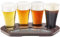 Final Touch Craft Bier Flight Set mit Massivholz und Schiefer Servierbrett (GBT114)
