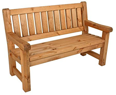 massiv Friesenbank Parkbank Gartenbank Garten Holz Bank Holzbank Sitzbank Kiefer