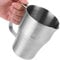 Milk Jug 900ml Household Stainless Steel Coffee Foam Jug Milk Frother Cup with Scale - Silver