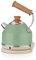 Ottoni Fabbrica Bollitore Elettrico Acciaio Inox Legno di Ciliegio Made in Italy 1,7L 2400W,Spegnimento Automatico,No BPA,Filtro Anti-Calcare Rimovibile,Protezione Bollitura a Secco, Lignum Primavera