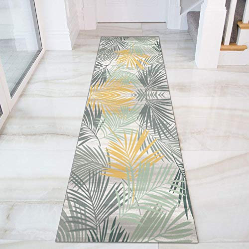 GJIF 3D Blumen Läufer Teppich Flur rutschfest Modern, Korridor Teppich Für Küche Wohnzimmer Schlafzimmer, Breite 60cm / 80cm/ 90cm/ 100cm/ 120cm(Size:80x200cm)