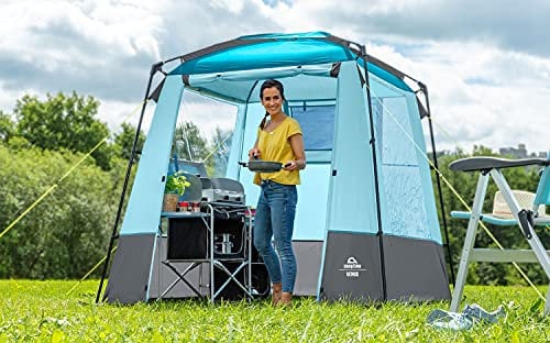 CAMPTIME | Venus Tienda Universal de Almacenamiento y Cocina Autoportante | Lona de Camping Antimosquitos | Plegable para Niños