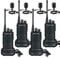 Retevis RB629 Funkgeräte, Robustes Walkie Talkie, Frequenz Bindung mit Einem klick, VOX, Notfallalarm, 1100mAh, Funkgeräte Set mit Lautsprecher Mikrofon für Baustelle, Auftragnehmer(4 Stück, Schwarz)