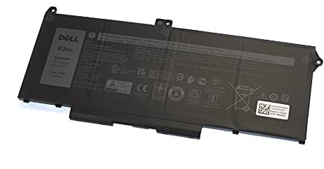 Dell Latitude 5420 5520 Battery 4-Cell 63Wh 15.2V RJ40G M033W 75X16