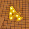 JANDEI - Lettere LED, Numeri Luminosi, Figura a Cuore, 22cm, con Luce Calda per Decorazione e Atmosfera, Luci Notturne Scrivania, Compleanni, Matrimoni, Vetrine. Funzionano con batterie AA (4)