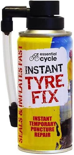 Swiss Signature Bicycle Cycle Tyre Fix Spray 200ml / 1x Pair of Disposable Gloves, Fix Sealing Inflates Sealants Inner Puncture (1 Pack)