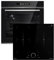 KKT KOLBE | Autarkes Herdset | 60cm Einbaubackofen EB8017ED | 59cm Induktionskochfeld IH85904FZ | Katalyse | Pizzafunktion | Grill | Umluft | Heißluft | Timer | SET8017IH594FZ