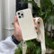 Bakicey Handykette kompatibel mit iPhone 12 Pro Max Necklace Hülle mit Band Handyhülle für zum Umhängen - Handykette Schutzhülle mit Kordel Case Cover für iPhone 12 Pro Max, Cremiges Weiß