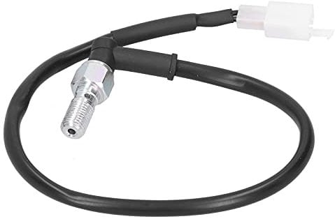 Hydraulischer Bremslichtschalter, Stahl-Hydraulikdruck-Bremslichtschalter M10x1,25 Schraubenabstand für Einleitungs-Hydraulikbremssystem (mit Stecker)