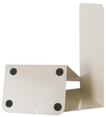 Serre-Livres en métal pour étagères (Beige)