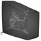 Heimtrainer Abdeckung,210D Oxford Wasserdicht Winddicht Fahrradabdeckung Fitnessbike Schutzhülle Fitnessgeräte Fahrrad Abdeckungen (140*60*120/160CM)