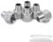 Bwintech 2 Pcs 1/4 Male to 3/8 Female BSP Thread Stainless Steel 304 Hex Bushing Reducing Connector for Pipe Connecting Conversion