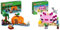 LEGO 21248 Minecraft Die Kürbisfarm Set, baubares Spielzeug-Haus mit Frosch & 21247 Minecraft Das Axolotl-Haus Set, baubare rosa Unterwasserbasis