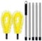 Gutter Cleaner - Telescoping Gutter Cleaner with 5 Extension Wand - Gutter Cleaning Hose Attachment Roofing Tool, Extendable Gutter Cleaning