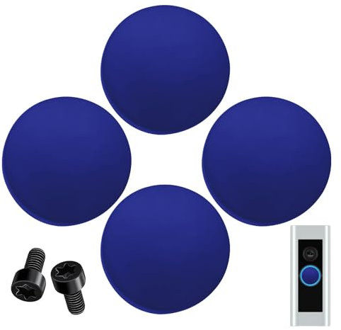 Doorbell Button Replacement, Premium Ring Doorbell Pro Buttons Replacement Set, Come with 4Pack Buttons / 2Pack Screws, Video Doorbell Buttons for Doorbell Pro, Repair Split Cracked Broken Button