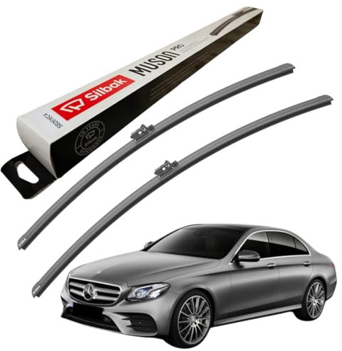 Silbak Windscreen Wipers, fits for MERCEDES E CLASS (01/2016-06/2023) Front Wiper Blades, 600mm/550mm