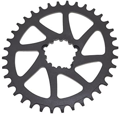 DONGLING Kettenblatt Ovaler Kettenblatt 3mm 6mm Offset direkter Halterung 3 2T 34T 36 38 MTB Rennrad 6 mm Kettenblatt 38 ZäHne(6mm oval 30T)