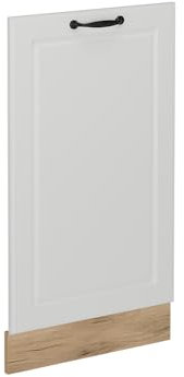 Vicco Panel Frontal del lavavajillas R-Line, Blanco casa de Campo, 45 cm sin encimera