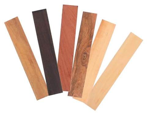 Artibetter 6 Stück Holzlatten aus Rosewood für Gartenbank Ersatz Geeignet zum Gravieren mit Natürlicher Maserung und Feinem Design für Selbstgemacht Handwerksprojekte Zufälliger Stil