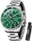 SAPPHERO Cronografo analogico al quarzo da uomo 50 metri resistente all'acqua Orologio classico elegante e sportivo con cinturino in acciaio Regali per uomini