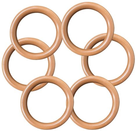 MRVAKDYDI O-Ringe aus Nitrilkautschuk, Fluorkautschuk O-Ringe 2er Pack FKM Viton Braun Mehrere Größen 3mm Breite(124 mm x 130 mm x 3 mm)
