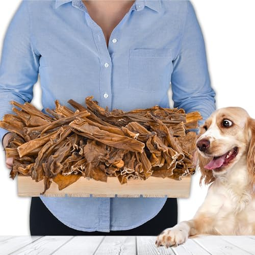 Rehhaut mit Fell für Hunde 1kg (ca. 50-55 Stück), getreidefrei
