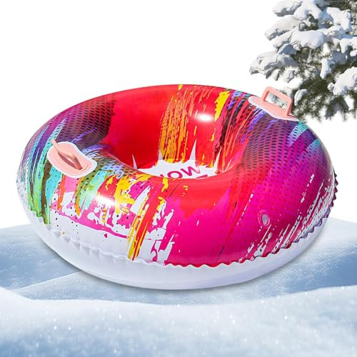 Schneerutsche Tube,Aufblasbare Schneerutsche Schlitten | Für Schneesport Piste Schneefeld Outdoor | Rodeln Für Kinder Und Erwachsene