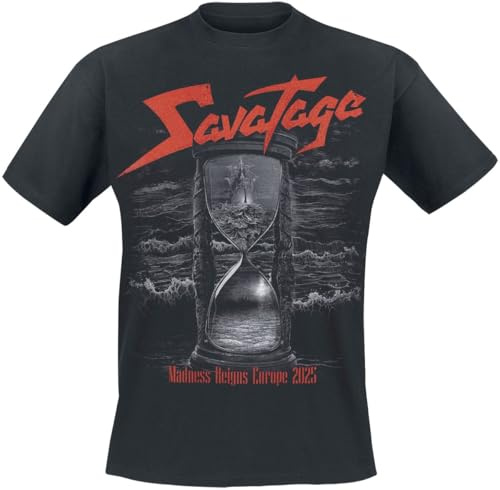 Savatage Hourglass - Tour 2025 Männer T-Shirt schwarz Band-Merch, Bands