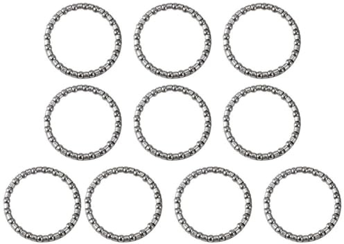 Violiica 10-teiliges Set für Fahrrad-Headset und Tretlager-Kugellager, 4032 mm/3824 mm/4531 mm, Edelstahl, für Mountainbike, Rennrad und Fahrrad-Ersatz