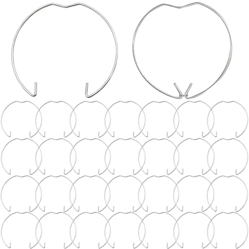 HAAMNING7 30pcs MR16 Lampenhalterung Frühling Clip Ring GU10 Spotlight Downlights Clips Glühbirnenhalter Ring, für die meisten LED Spots Deckenleuchten Sockel LED Halogenbirnen Armaturen
