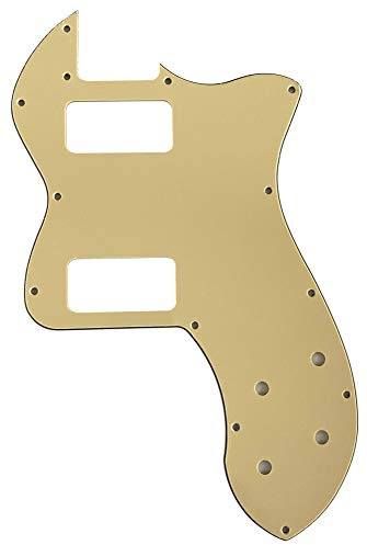 For Classic Series '72 Thinline Tele TV Style Guitar Pickguard Parts (3 Ply Vintage Yellow)