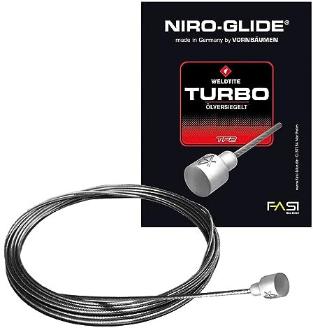 Fasi Sicherheitsprod Fasi Sicherheitsprod Niro-Glide mit Birnennippel 1800mm, Ø 1,5mm, NF 180TE, silber