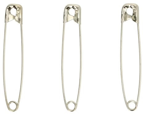 Prym 085277 Sicherheitsnadeln, 57mm, silberfarbig, 1000 Stück