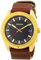 Nixon Herren-Armbanduhr XL Rover Surplus/Gold Analog Quarz Verschiedene Materialien A3551432-00