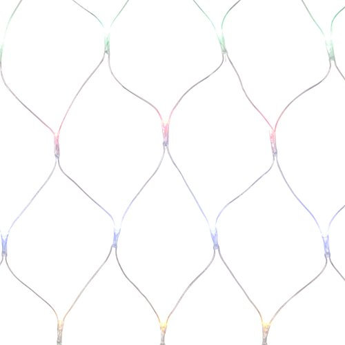 Led Lichterkette Weihnachten 1,5x1,5 m 144 Led Lichternetz Led Bunt Led Weihnachtsbeleuchtung Fenster Deko Lichterkette Weihnachten