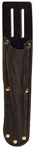 Eiko Messertasche lang, Rindleder, schwarz