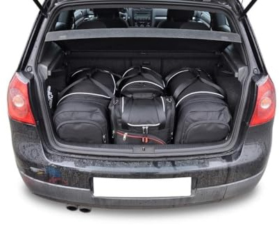 KJUST Dedizierte Reisetaschen 4 stk kompatibel mit VW GOLF HATCHBACK V 2003-2008