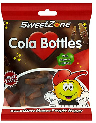 SweetZone Cola Bottle Shape Jelly Sweets Bag, 90 g