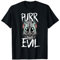Purr Evil - Süße Katze mit Satan Kreuz - Gothic T-Shirt