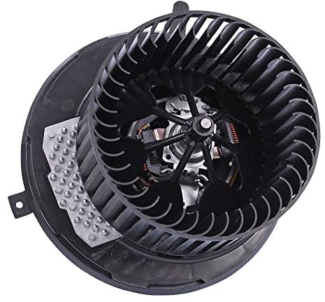 BESTPRICE Gebläsemotor 12V Innenraumgebläse für PKW mit Klimaautomatik Lüftermotor mit Regler