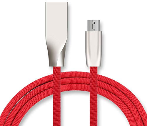 Quick Charge Micro USB Cable for Bose SoundLink Revolve Speaker Android Smartphone Charger 1 m Quick Charging Connector (Red)